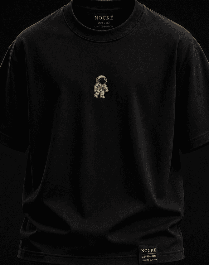 Astronaut Tee in Black