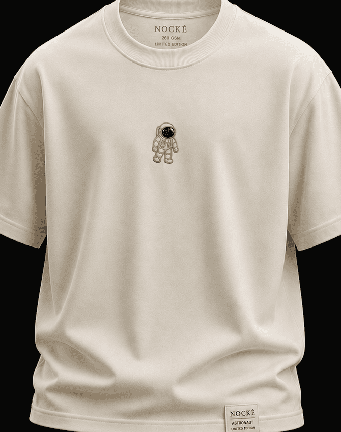 Astronaut Tee in Cream