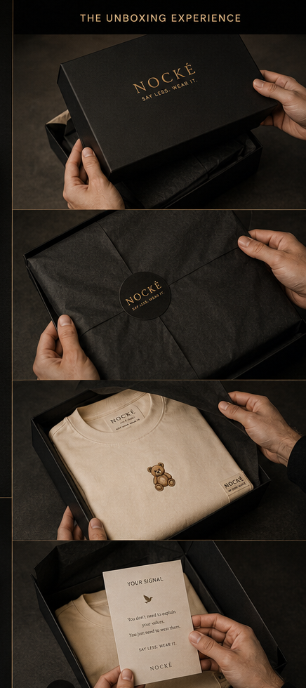 NOCKÉ unboxing detail
