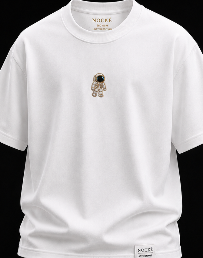 Astronaut Tee in White